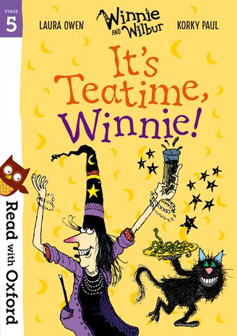 Read with Oxford Stage 5 Winnie and Wilbur It's Teatime, Winnie! book cover
