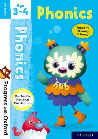 Progress with Oxford Phonics Age 3-4 book cover