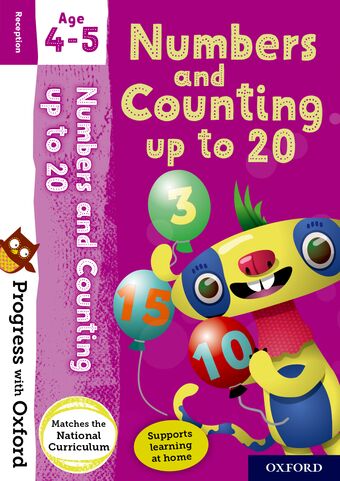Progress with Oxford Numbers and Counting up to 20 Age 4-5 book cover