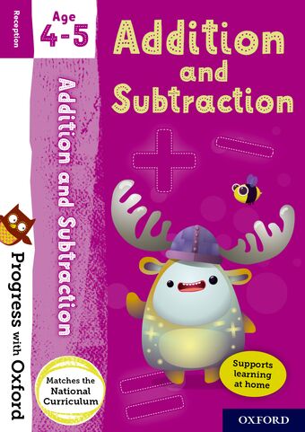 Progress with Oxford Addition and Subtraction Age 4-5 book cover