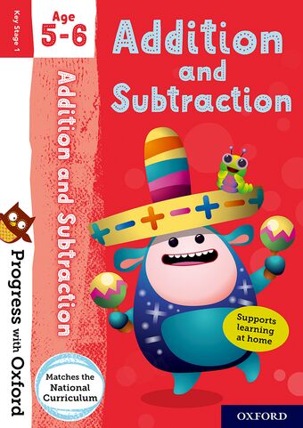Progress with Oxford Addition and Subtraction Age 5-6 book cover