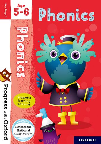 Progress with Oxford Phonics Age 5-6 book cover