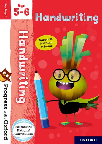 Progress with Oxford Handwriting Age 5-6 book cover