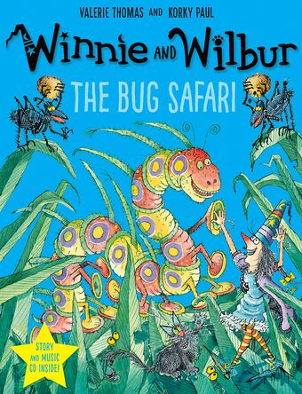 Winnie and Wilbur: The Bug Safari pb&cd book cover