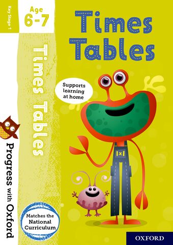 Progress with Oxford: Times Tables Age 6-7 book cover