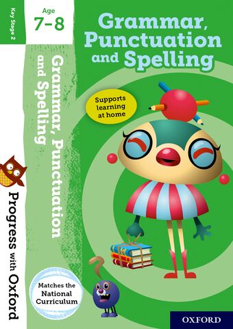 Progress with Oxford: Grammar and Punctuation Age 7-8 book cover