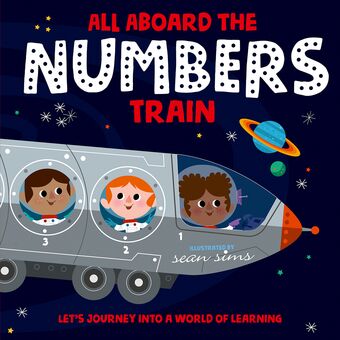 All Aboard the Numbers Train book cover