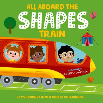 All Aboard the Shapes Train book cover