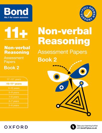 Bond 11+ Non-verbal Reasoning Assessment Papers 10-11 Years Bk 2 book cover