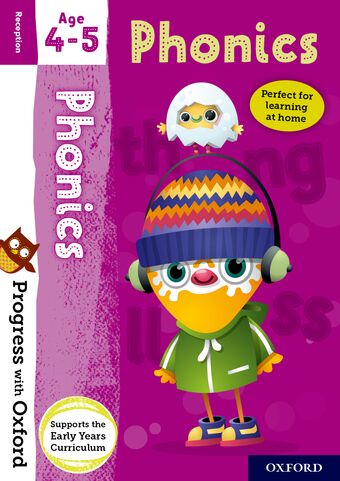Progress With Oxford: Phonics Age 4-5 Book/Stickers book cover