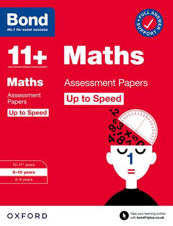 Bond Maths Up to Speed Assessment Papers 9-10yrs book cover