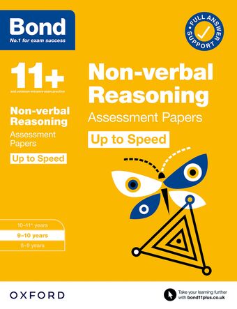 Bond Non-Verbal Reasoning Up to Speed Assessment Papers 9-10yrs book cover