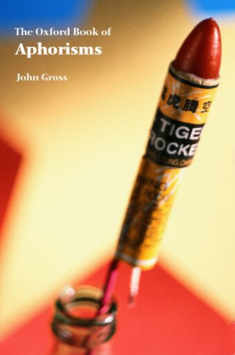 The Oxford Book of Aphorisms book cover