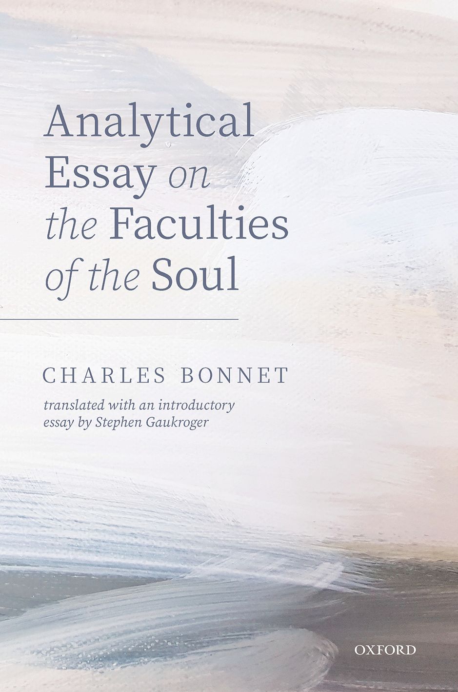 Charles Bonnet, Analytical Essay on the Faculties of the Soul book cover