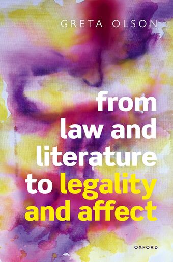 From Law and Literature to Legality and Affect book cover
