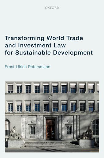 Transforming World Trade and Investment Law for Sustainable Development book cover