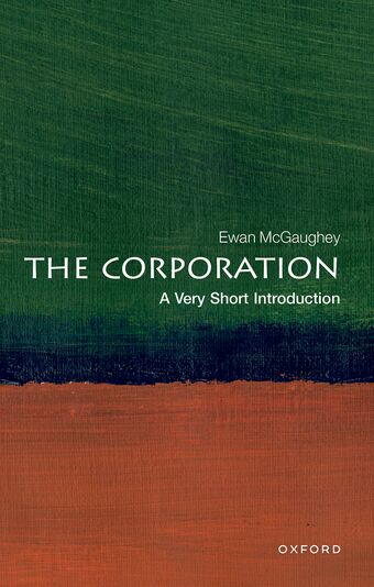 The Corporation A Very Short Introduction book cover