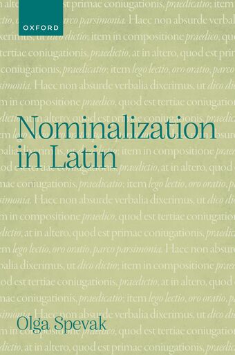 Nominalization in Latin book cover