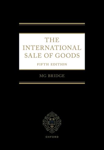 The International Sale of Goods 5e book cover