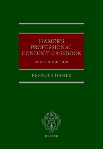 Hamer's Professional Conduct Casebook book cover