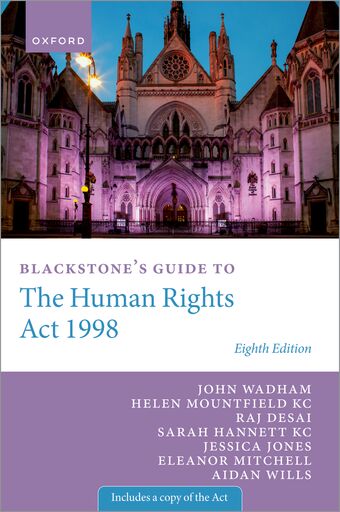 Blackstone's Guide to the Human Rights Act 1998 book cover