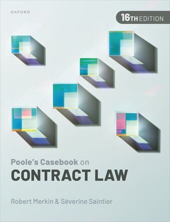 Poole's Casebook on Contract Law book cover