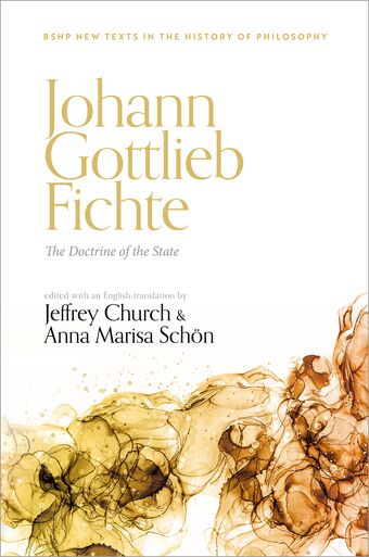 Johann Gottlieb Fichte book cover