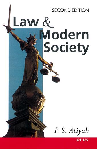 Law and Modern Society book cover