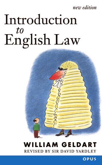 Introduction to English Law book cover