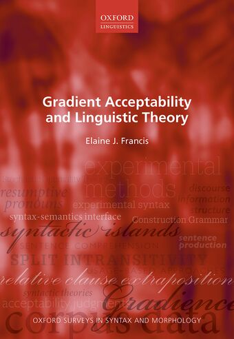Gradient Acceptability and Linguistic Theory book cover