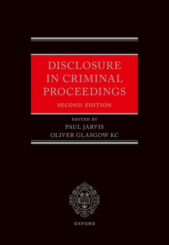 Disclosure in Criminal Practice 2e book cover