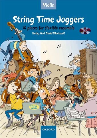 String Time Joggers Violin book + CD book cover