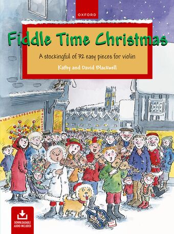 Fiddle Time Christmas + CD book cover