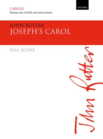 Joseph'S Carol X825 Full Score book cover
