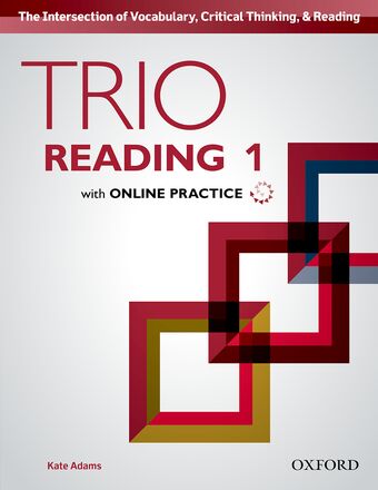 Trio Reading Level 1 Student Book with Online Practice book cover