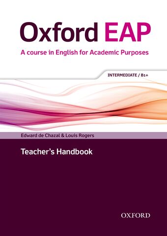 Oxford EAP B1+ Teacher's Book, DVD, and Audio CD Pack book cover