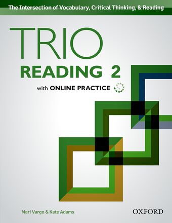 Trio Reading Level 2 Student Book with Online Practice book cover