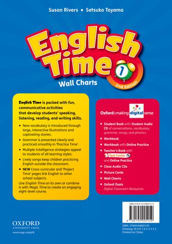 English Time 1 Wall Chart book cover