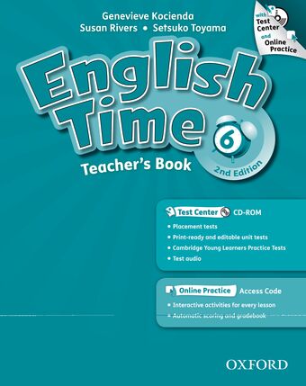 English Time 6 Teacher's Book with Test Center and Online Practice book cover