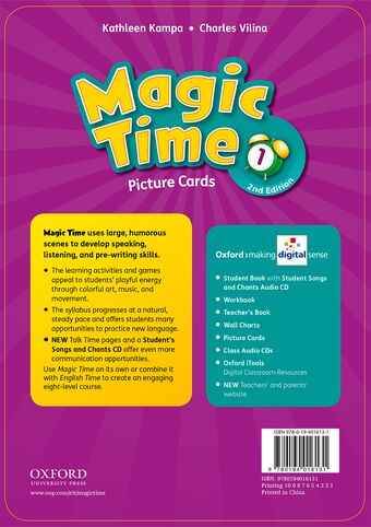 Magic Time 1 Flashcards book cover