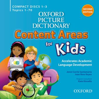Oxford Picture Dictionary for Kids Class Audio CD (4 Discs) book cover