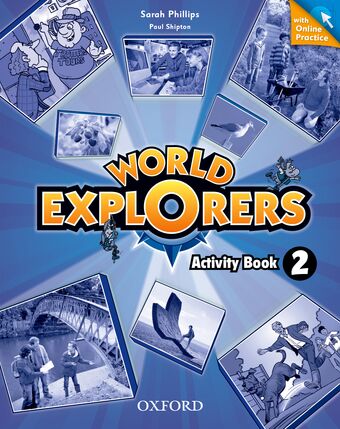 World Explorers Level 2 Workbook with Online Practice Pack book cover