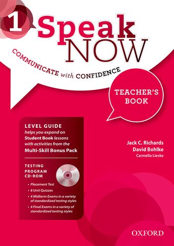 Speak Now 1 Teacher's Book, CD-ROM with Access Card Pack book cover