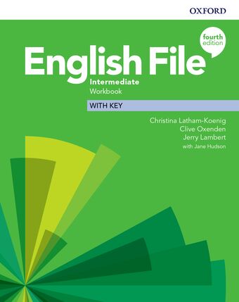 English File Intermediate Workbook with Key book cover