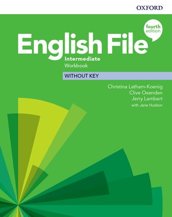 English File Intermediate Workbook Without Key book cover