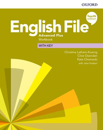 English File: Advanced Plus Workbook with key book cover