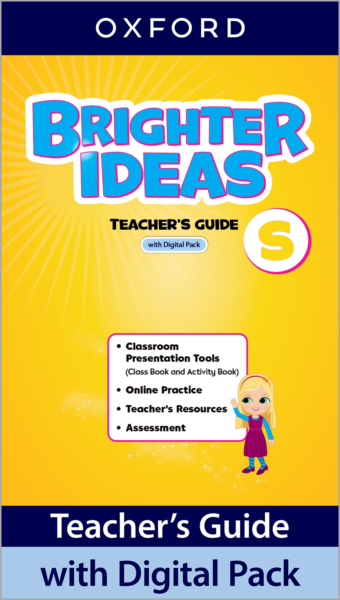 Brighter Ideas: Starter Lvl Teachers Guide and 4 years access to Oxf Eng Hub book cover
