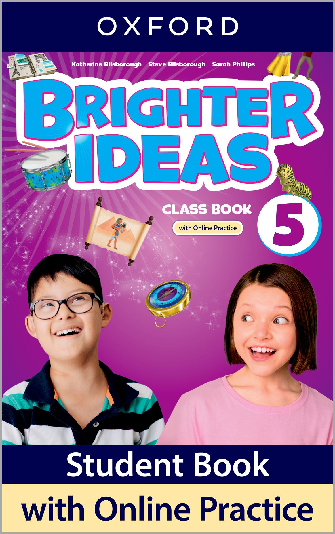 Brighter Ideas Level 5 Class Book with Online Practice book cover