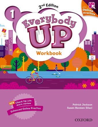 Everybody Up 1 Workbook with DVD & Online Practice Pack book cover