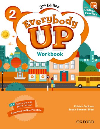 Everybody Up 2 Workbook with DVD & Online Practice Pack book cover